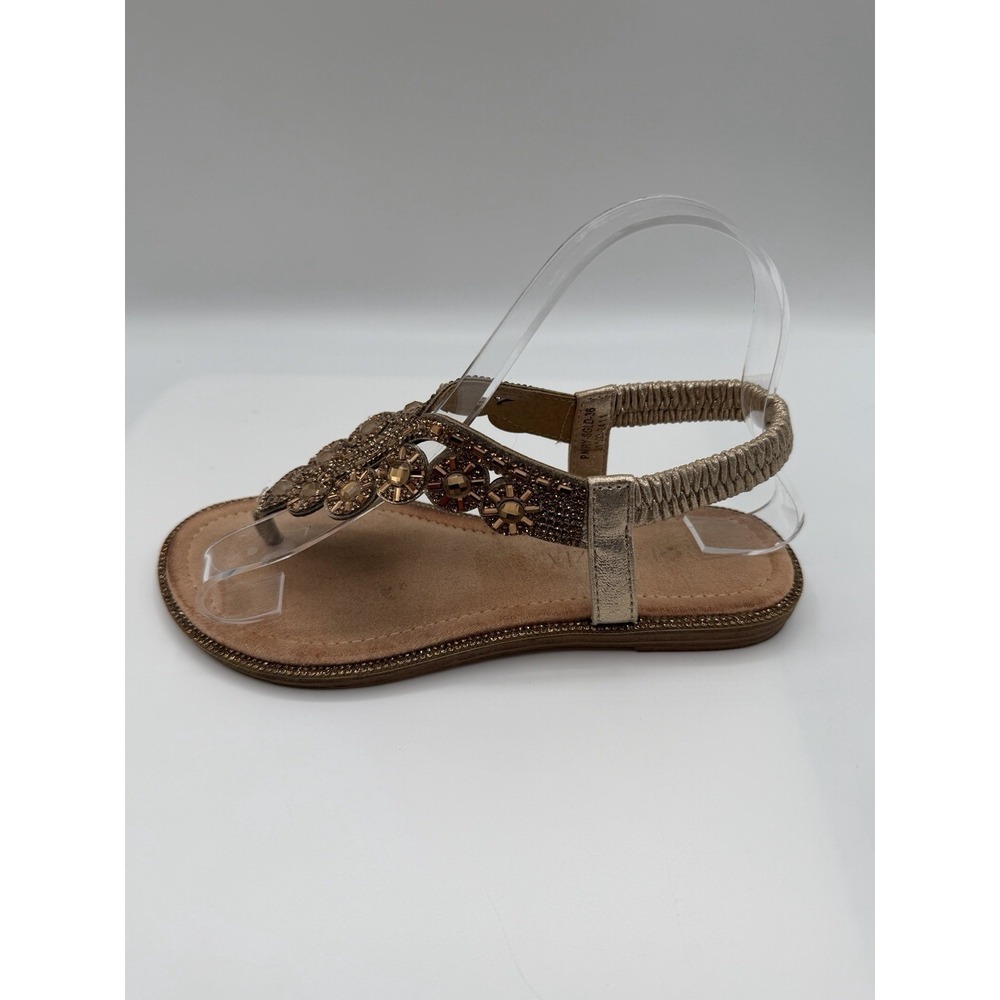 Patrizia By Spring Step Parry Thong Sandals, Women's EU:36, 5-5.5, Soft Gold